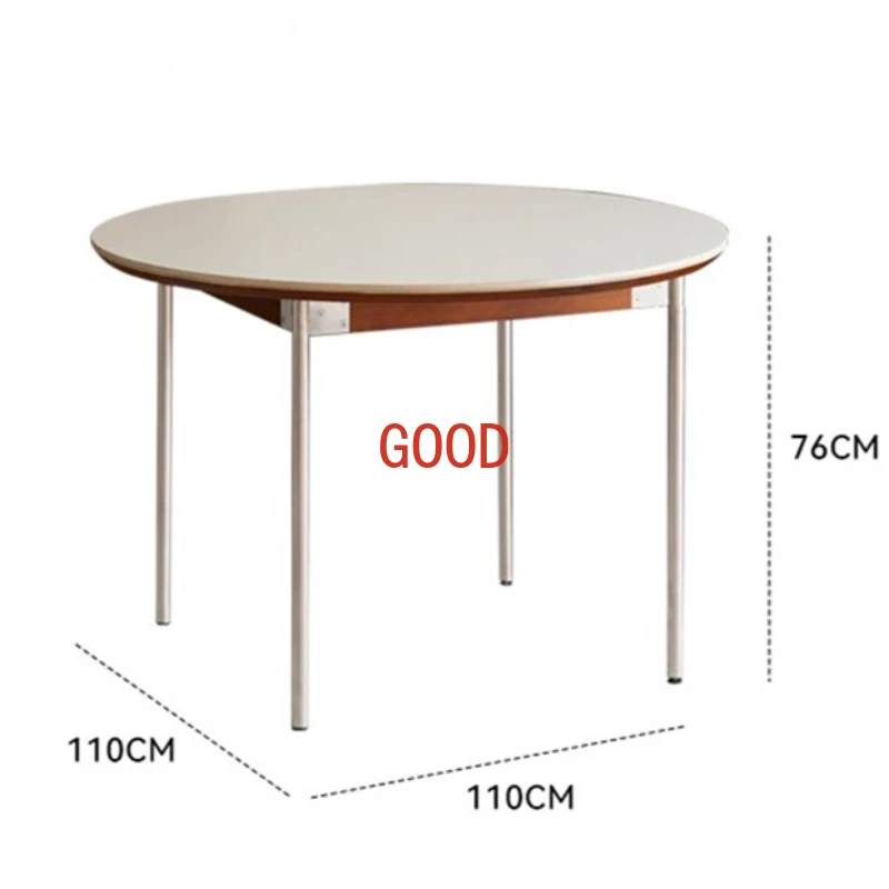 Tavolo Da Pranzo retrò moderno salone rotondo ristorante all'aperto tavolo Da Pranzo Bar minimalista Tavoli Da Pranzo mobili per la casa ZT50DT