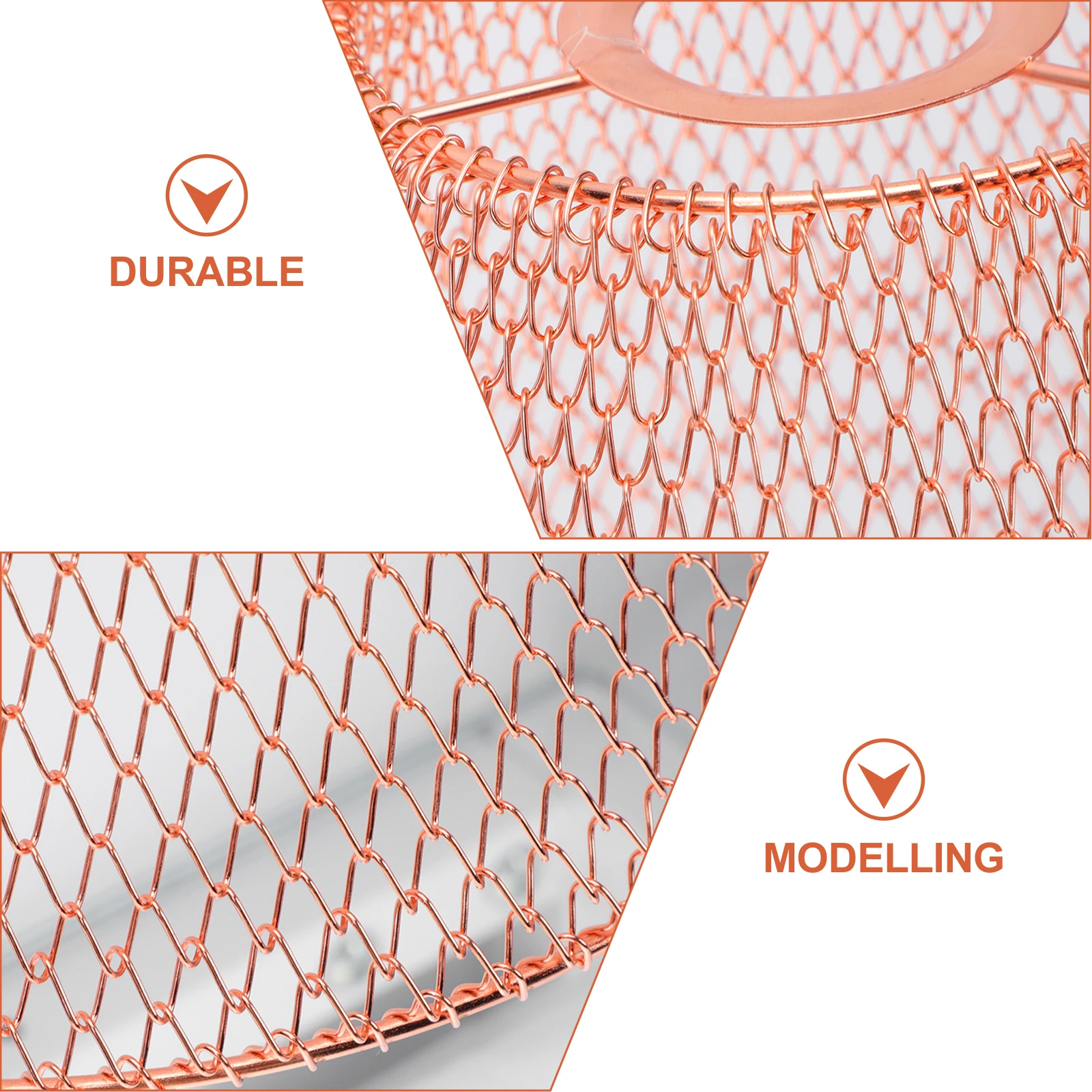 

Chandelier Shade Decorative Lampshade for Bulb Hanging Large Simple Structure Metal Comfortable