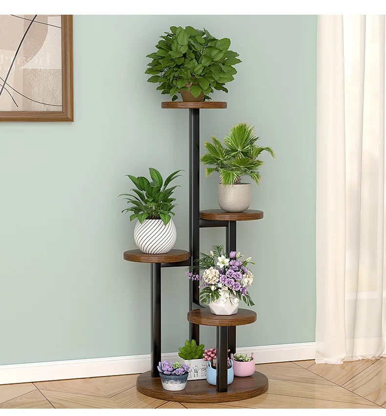 Plant stand Stand For Flowers Plants Stand Flowerpot Organizer Iron 4/5/6 Layers Plant Holder Storage Shelf Pot Rack