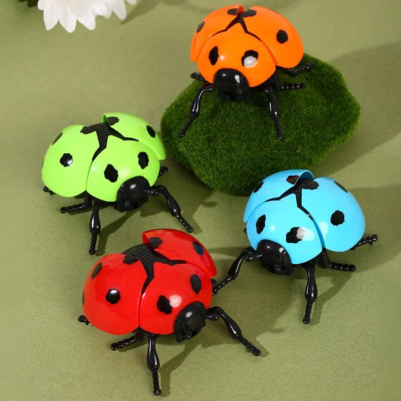 New Funny Clockwork Beetle Toys Simulation Reptile Clockwork Beetle Compulsive Spoof Creative Insects Decompression Toy Gifts