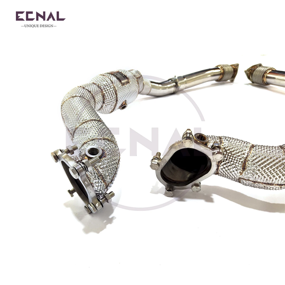 

Ecnal Exhaust for 2014-2017 Bentley Flying Spur V8 4.0T Stainless Steel with Insulator Exhaust Downpipe for Cars