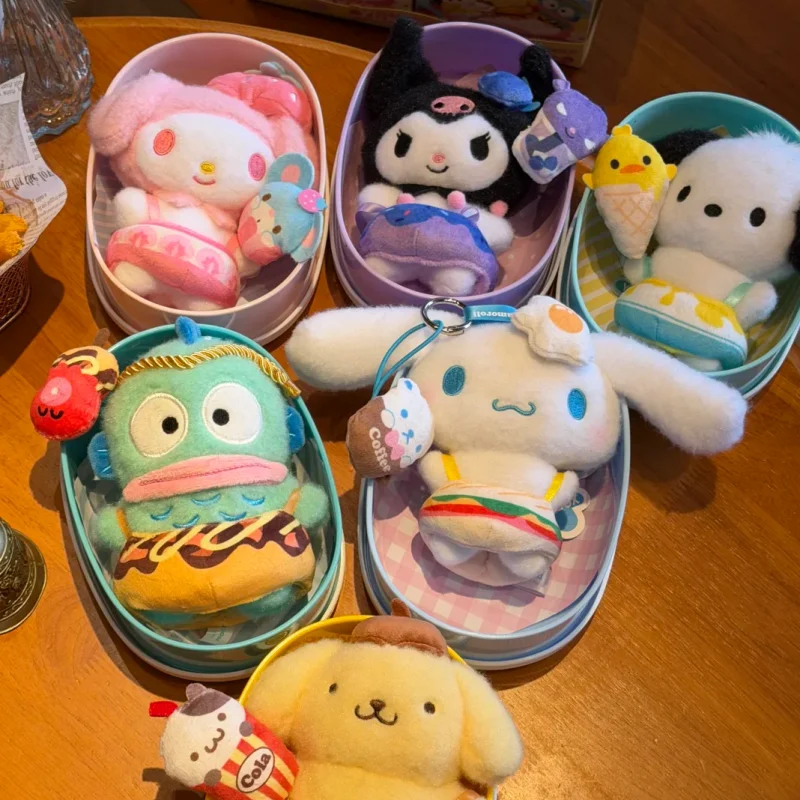 

Подлинная серия LDCX Sanrio Yummybox, слепая коробка Kuromi, милые куклы, настольные украшения, игрушки для девочек, рождественские подарки