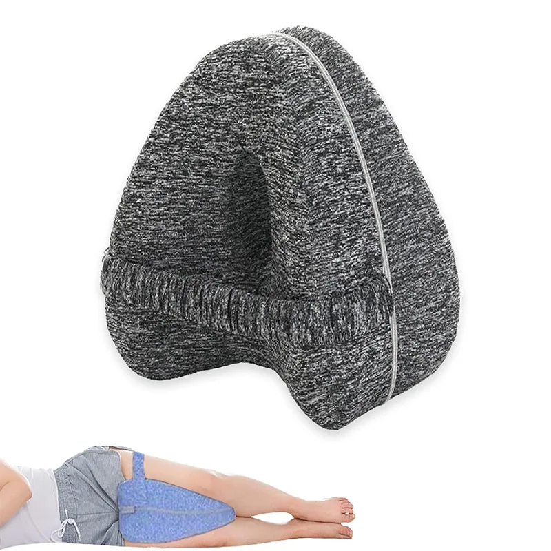 

Heart-shaped Memory Foam Knee Pillow Smooth Spine Alignment Pillow Relieve Hip Pain Sciatica Leg Relaxation Pillow
