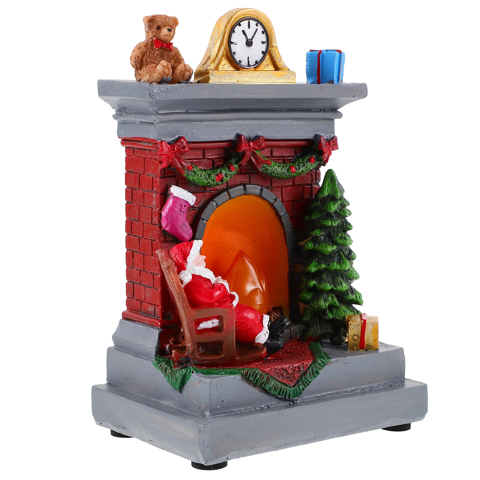 

Glowing Old Man Decoration Light Indoor Vintage Christmas Decorations Night Decorative Lamp Fireplace Led Lights Child