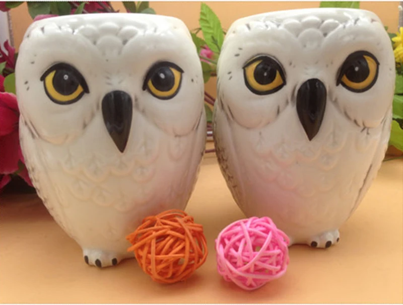 Cartoon Creative Owl Mug Ceramic Mugs Ceramic Milk Tea Cup Breakfast Morning Mug Coffe Cup Xmas Gift Collection Coffee Cup