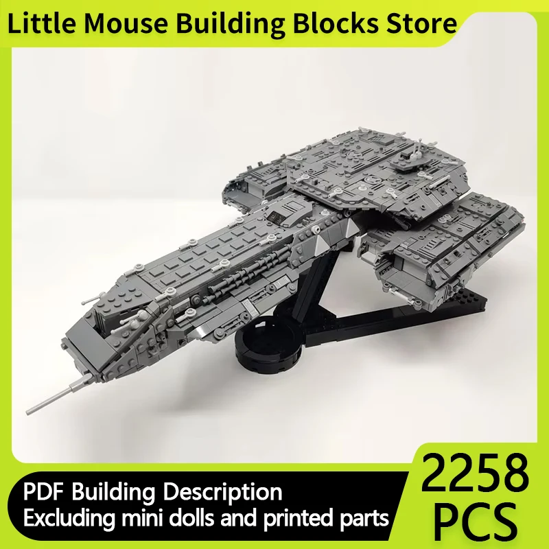 Popular Movie Model MOC Building Bricks Space Aircraft Carrier Modular Technology Gifts Holiday Assemble Children Toys Suit