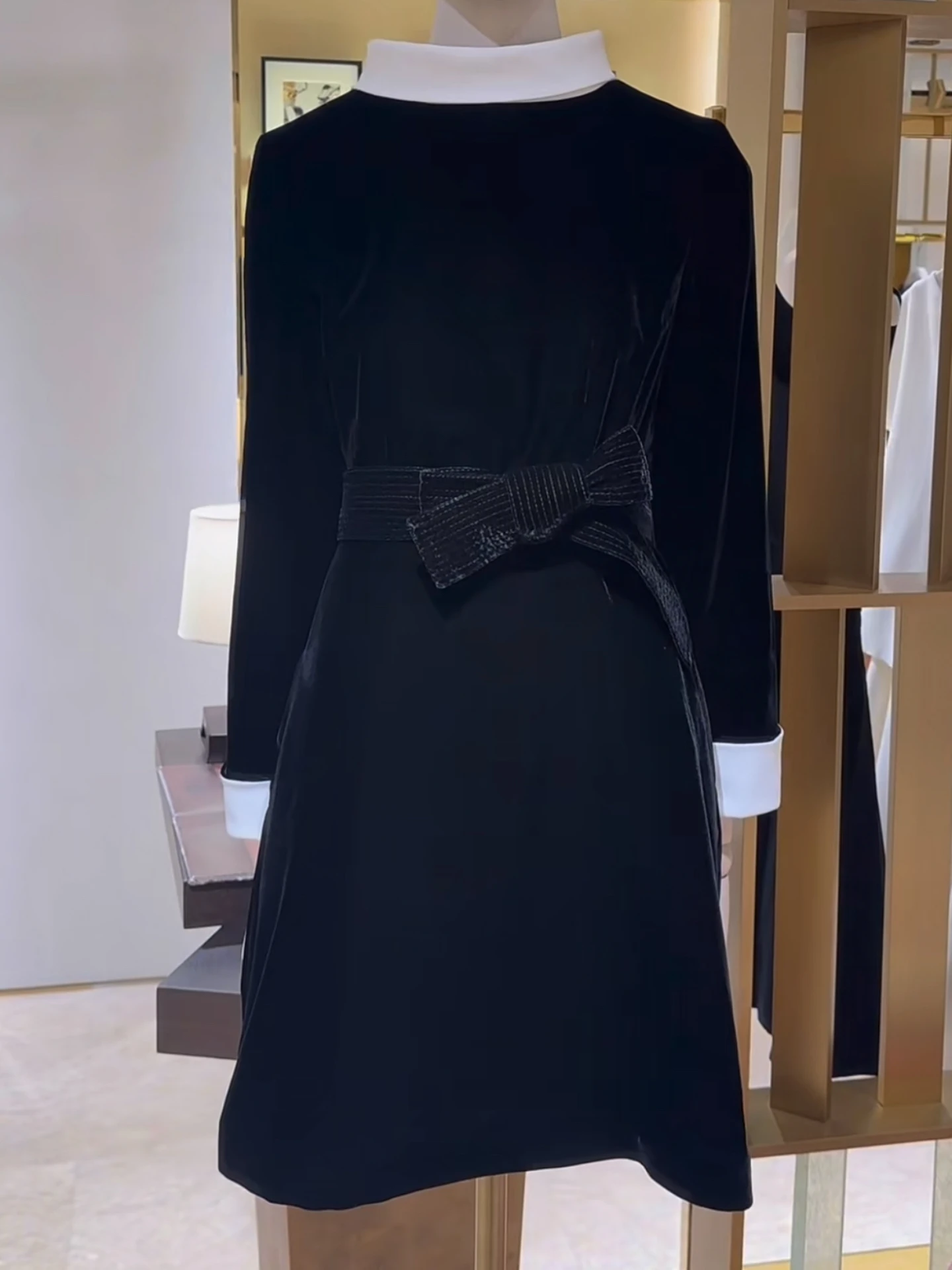 

Bla Velvet Gown Autumn Faion Long Sve mid Waist Vintage Sle Zipper Ba Ele Evening Dr for Women Celebri