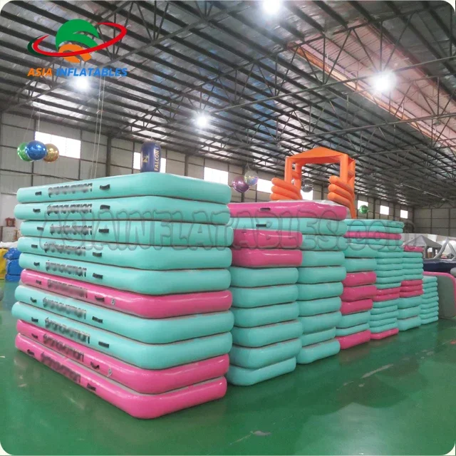 Wholesale swimming floating yoga mat ,water paddle board inflatable pool airtrack