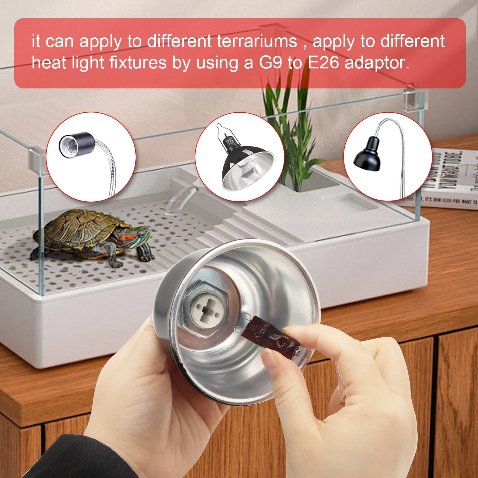 10 قطعة G9 الأشعة تحت الحمراء مصباح الحرارة لمبات للزواحف ، الضوء الأحمر UVA الزواحف مصباح الحرارة 2 دبوس قاعدة صغيرة الزواحف ضوء لمبة استبدال