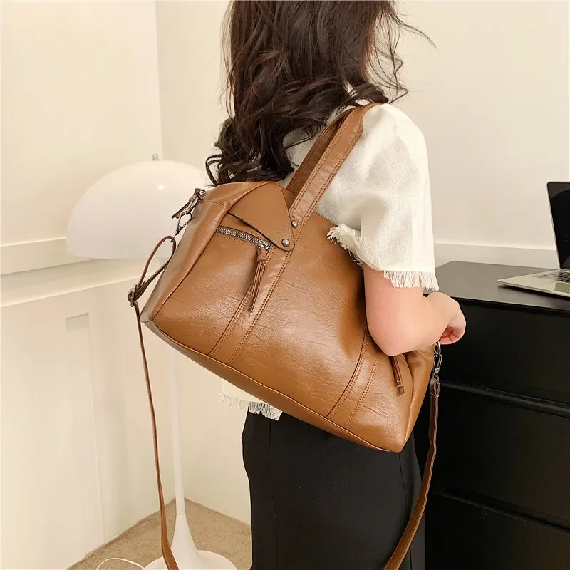 

High quality Designer handbags Genuine leather Large capacity Casual Tote Bag womens Crossbody Hand Bags for Women Shoulder bag