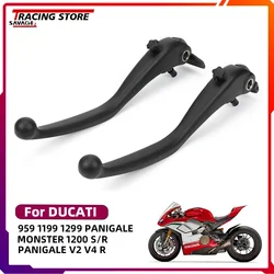New Clutch Brake Lever For Ducati 959 1199 1299 Panigale V2 BAYLISS V4 S/R/SP2 Monster 1200 S/R Streetfighter V2 Control Handles