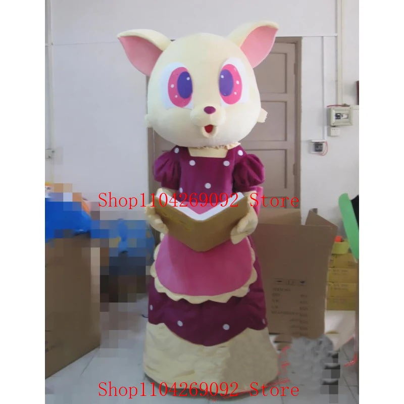 Animal Cartoon Cat Teacher Mascot Costume Cosplay Costumer Birthday Character Party Fancy Dress Adult Suite Factory Custom s121