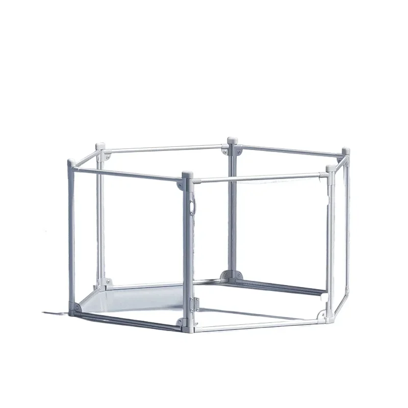 

Clear Dog Fence Acrylic Corgi Yorkshire Indoor Fence Pet Dog Cage Medium Large Dog