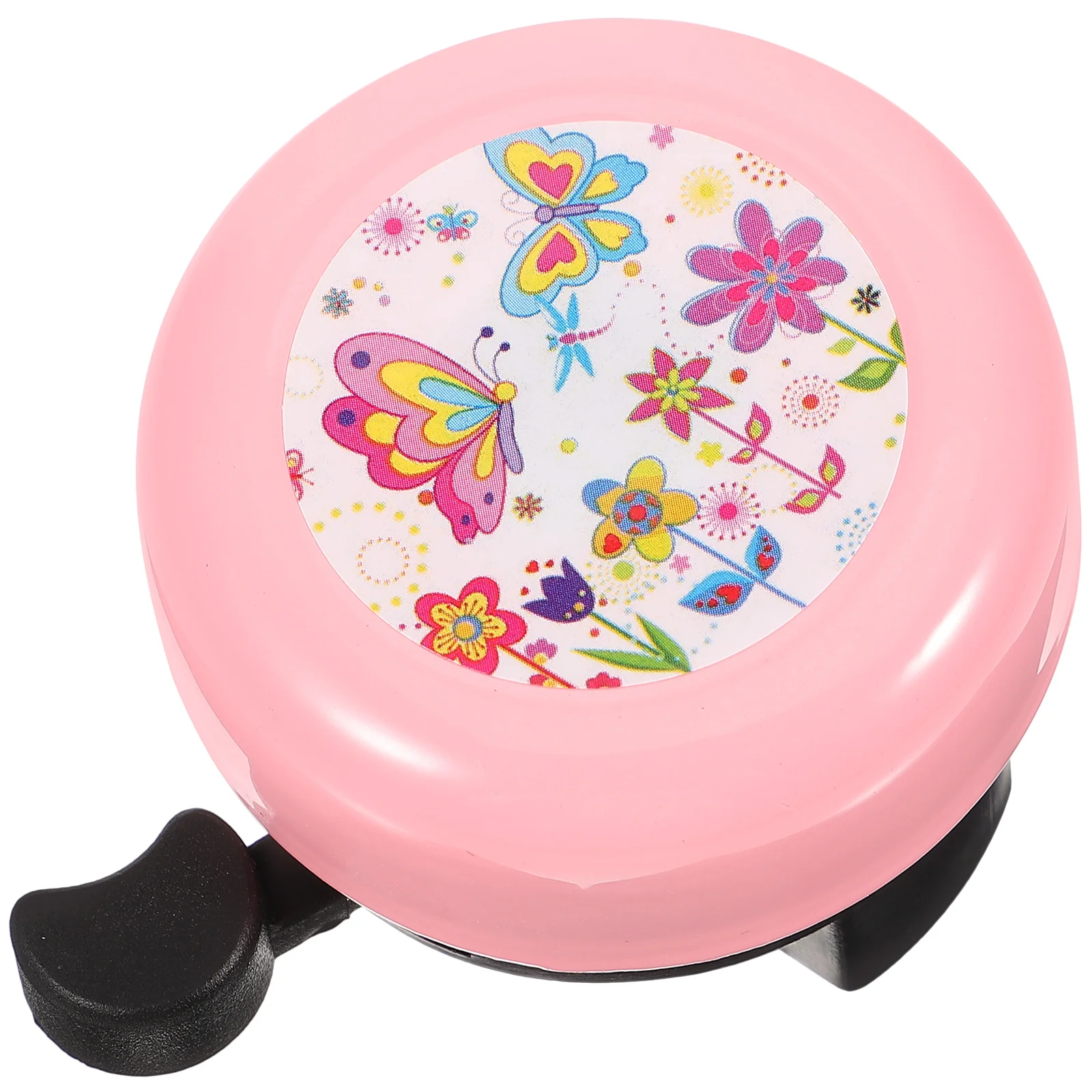 Children's Bicycle Bell Pink Butterfly Style Cartoon Kid Bike Warning Part Toddler Cute Accessories