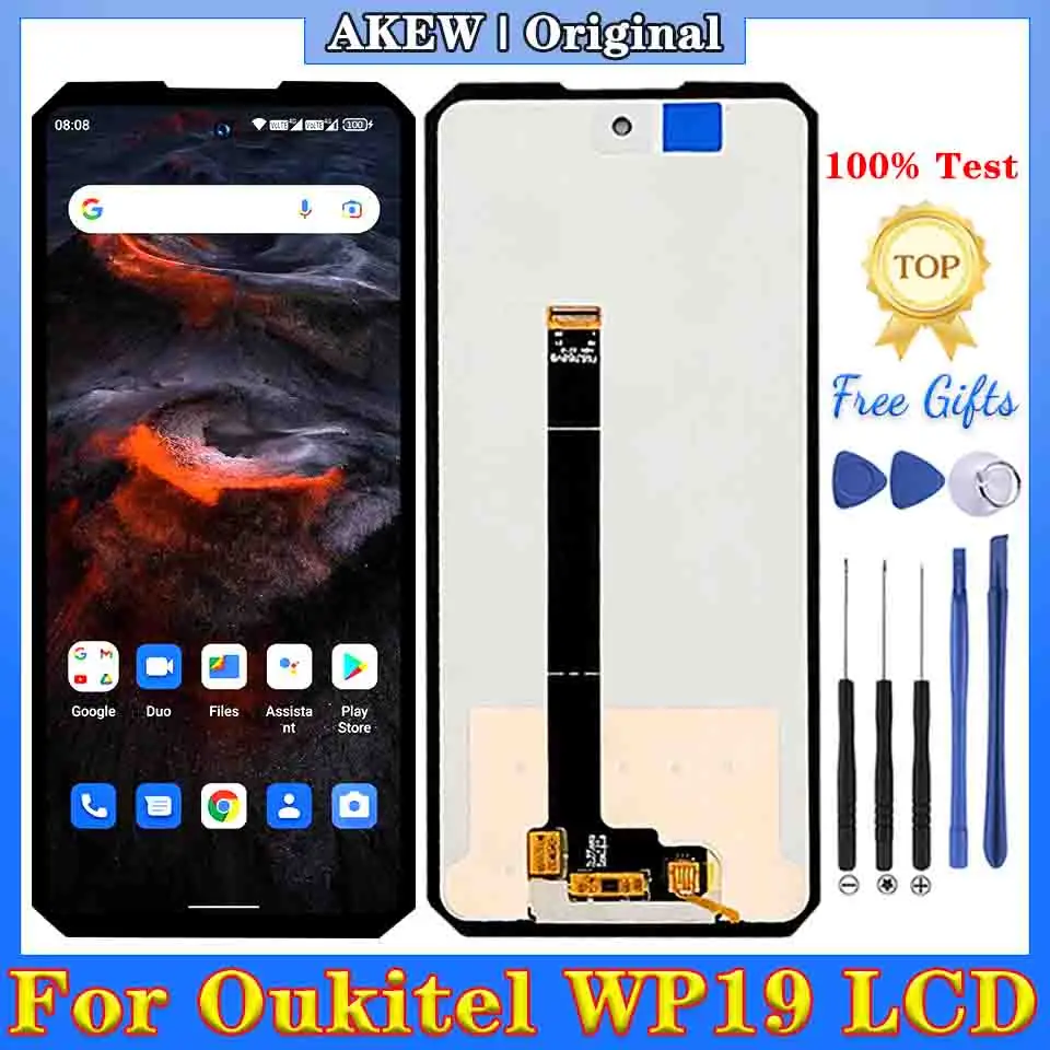 New Original For OUKITEL WP19 LCD Display Touch Panel Screen 100% Test Oukitel WP19 Digitizer Assembly Sensor Replacement Parts