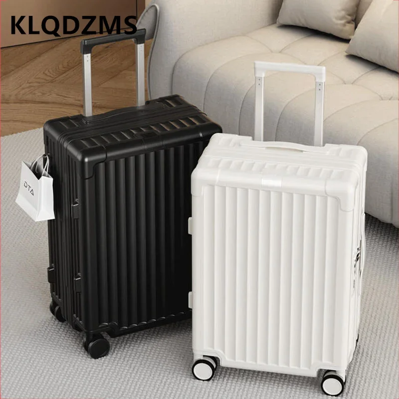 Klqdzms pc gepäck 20 zoll erweiterbarer boarding case 24 "männer trolley koffer frauen reisegepäck passwort box kabinen koffer