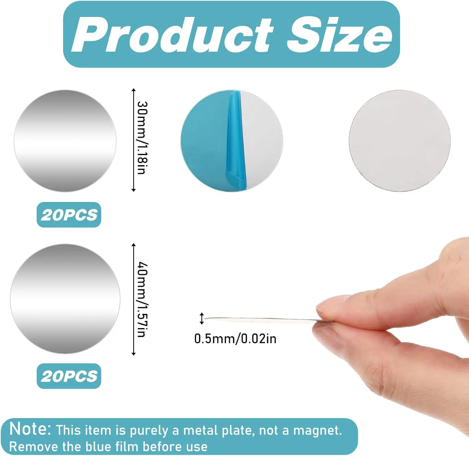 Magnetische Metall Platte Disk Für Magnetische Auto Telefon Halter Universal Eisen Blatt Aufkleber Ständer Für Handy Magnet Halter Halterung