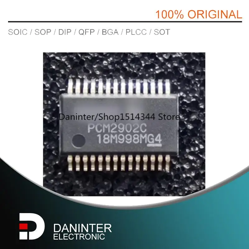 

PCM2902 PCM2902C PCM2902CDB NEW import SSOP28 2PCS/LOT
