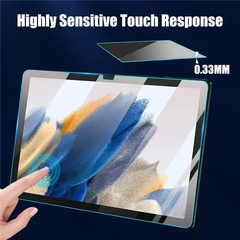 9H Screen Protector Tempered Glass for Samsung Galaxy Tab S6 Lite S7 Fe S9 Plus S8 A8 A9 Plus S9 Fe Hd 9H Tablet Film