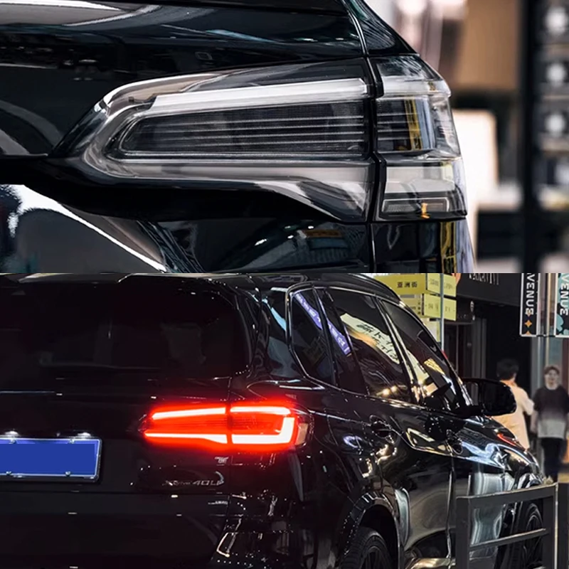 

4 шт. полностью светодиодный задний фонарь для BMW X5 G05 F85 F95 19-25 по индивидуальному заказу, прозрачная версия, стильные стоп-сигналы заднего хода, указатель поворота