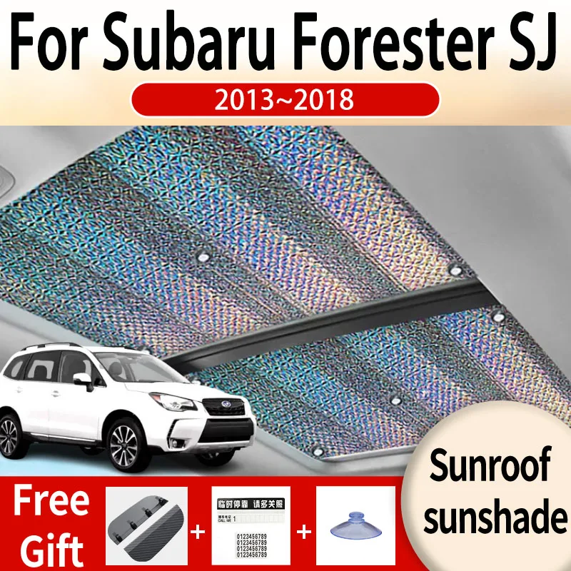 For Subaru Forester SJ 2013~2018 2014 2016 Car Sunroof Sunshade Panoramic Windshield Sunshade Anti-ultraviolet Auto Accessories