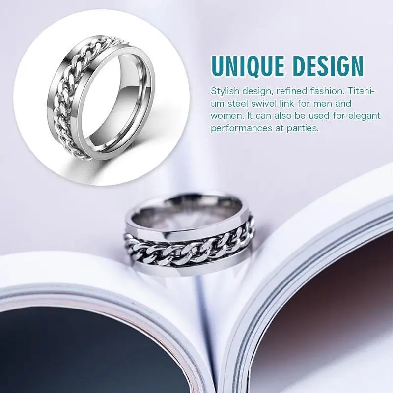 Titanium steel swivel stainless steel swivel open beer open wine chain ring cool swivel bottle opener ring