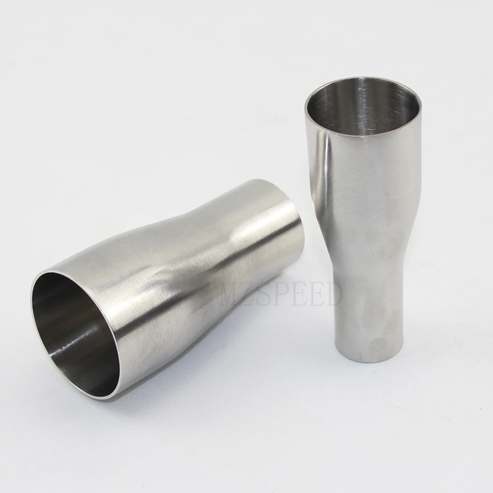 19mm 25mm 32mm 38mm 45mm 51mm OD Butt Welding Reducer SUS 304 Stainless Steel Sanitary Pipe Fitting Homebrew Beer