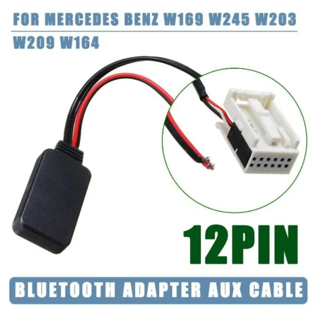Bluetooth AUX Audio Cable for Mercedes CD20 CD30 CD50 COMAND APS NTG Radio Music Adapter