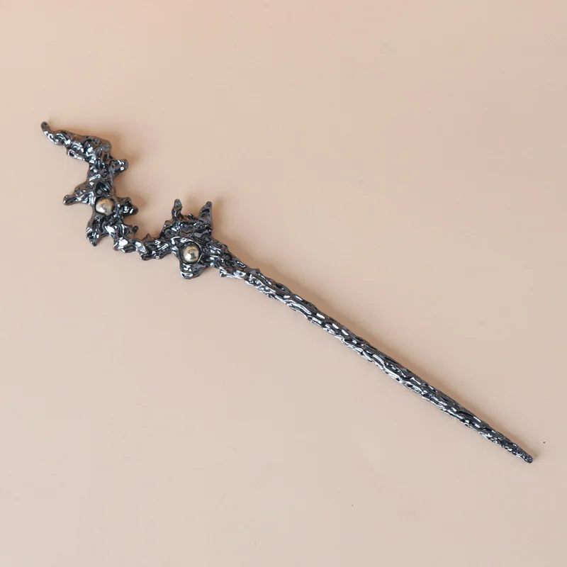 빈티지 월장석 머리 스틱 중국 스타일 간단한 머리 젓가락 머리핀 디스크 스틱 헤어 클립 머리 장식 헤어 액세서리