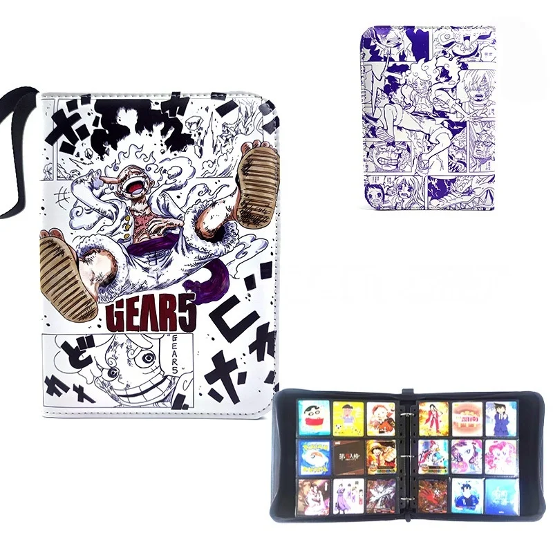 Luffy Zoro Card Binder Anime One Piece Roronoa Nami Photo Album
