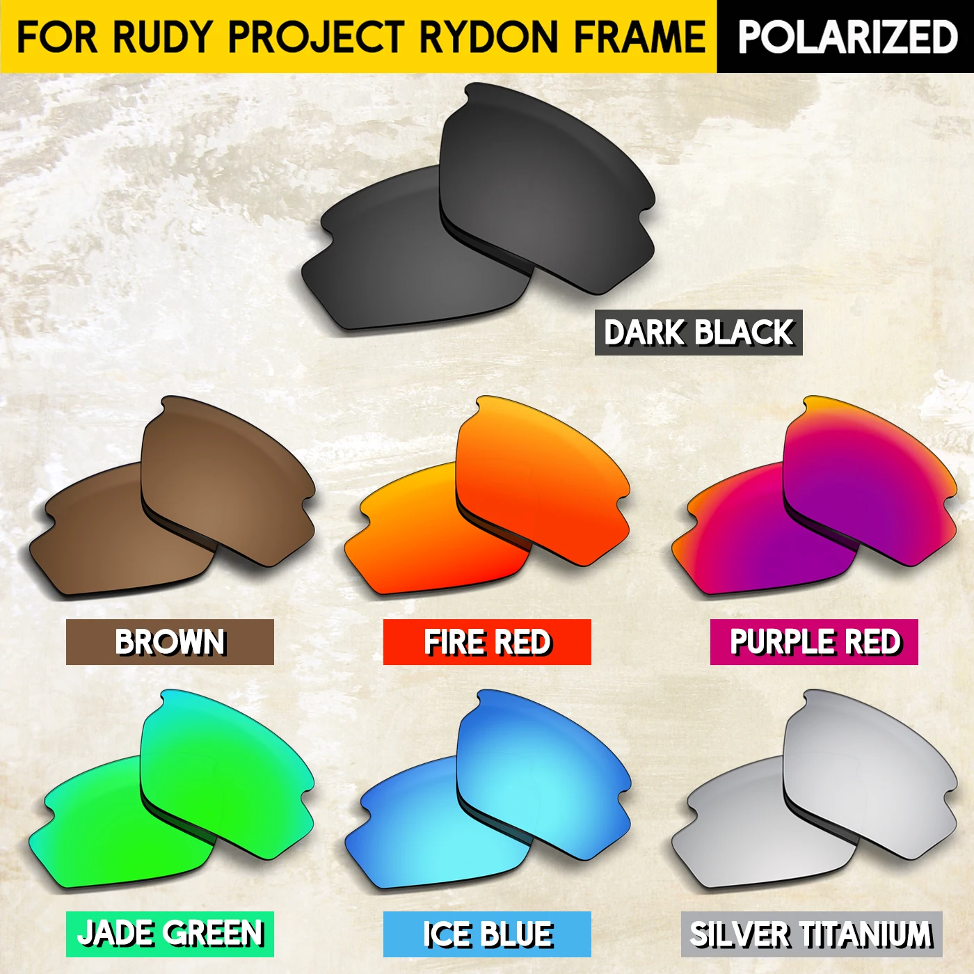 Подходит для сменных линз Rudy Project Rydon, совместимых с оправой солнцезащитных очков Rudy Project Rydon SN79