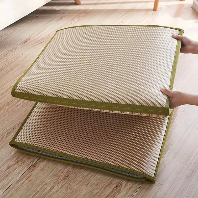Futon Giapponese Da Pavimento | Materasso Pieghevole Da 10 Cm | Tappeto Tatami Per Dormire, Ospiti E Gioco | Queen Size Blu