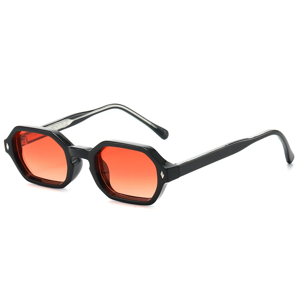 

8101 Fashion Geometric Sunglasses for Men Women, Stylish Polygonal Sun Glasses, Retro Vintage Chic Shades with Metal Pins 603430