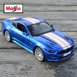 Maisto 1:24 2015 Ford Mustang GT Alloy Modified Sports Car Model Diecast Metal Racing Vehicle Car Model Simulation Kids Toy Gift