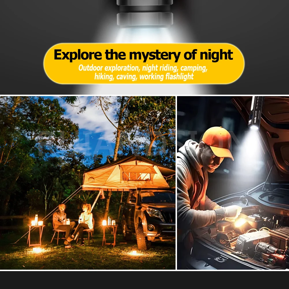 Ruiandsion E10 LED Bulb Non Polarity 200LM 3030 2SMD Chips Yellow 3V 4.5V 6V 9V 12V 24V 110V 220V Camping Hiking Caving Lights - view 4