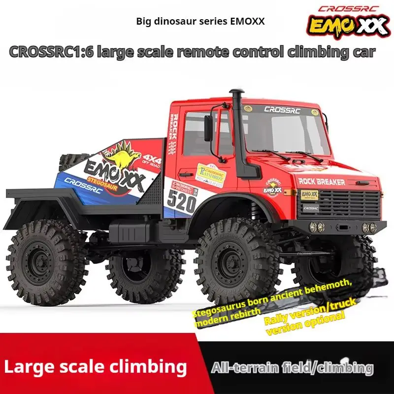 

New 1:6 Emoxx Six-Wheel Drive Four-Wheel Drive Large-Scale Remote Control Off-Road Model Car Climbing Remote Control Car