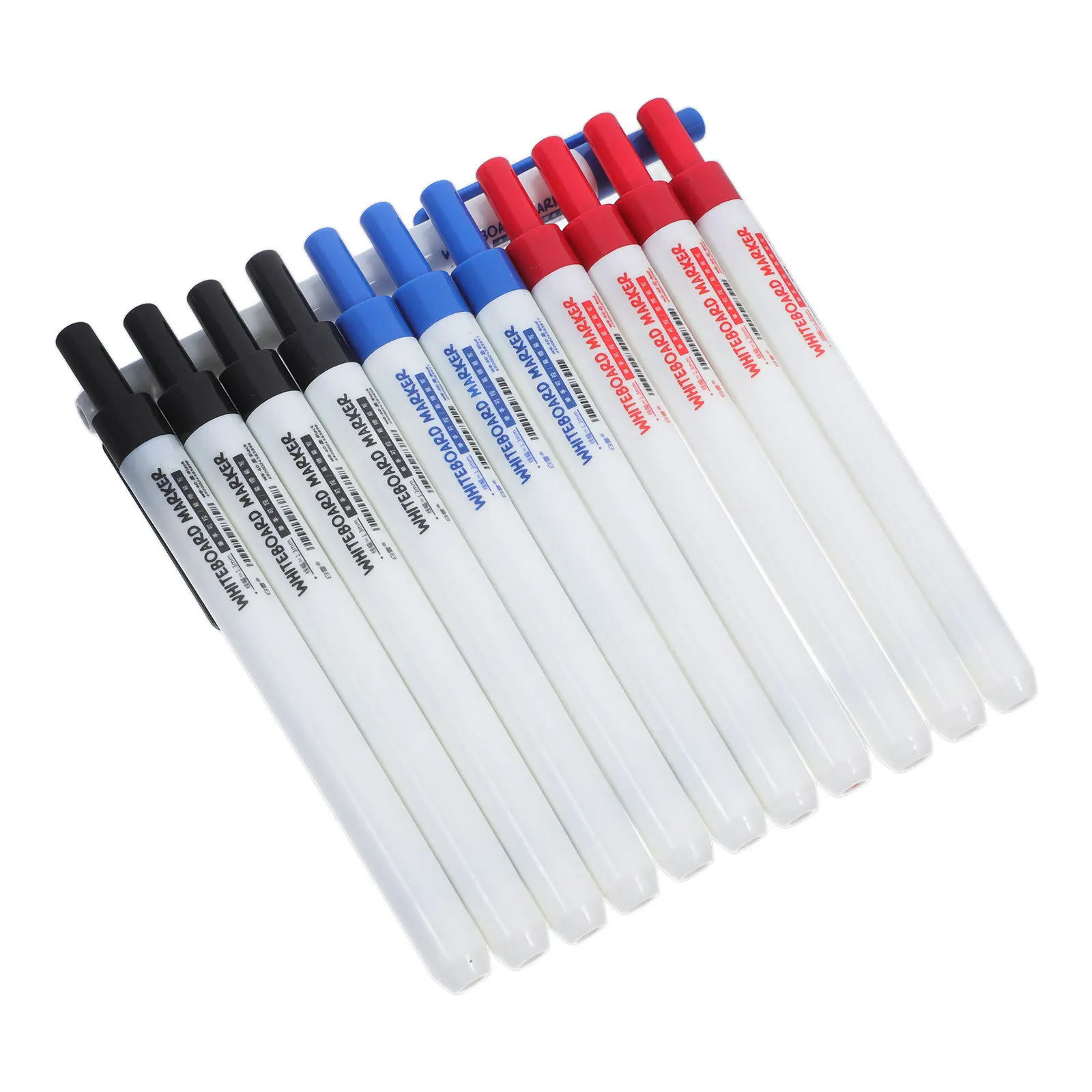 12Pcs Erasable Dry Erase Markers Fine Tip for Whiteboard Glass Ceramic Plastic Reusable Planners Calendars Todo Lists Home