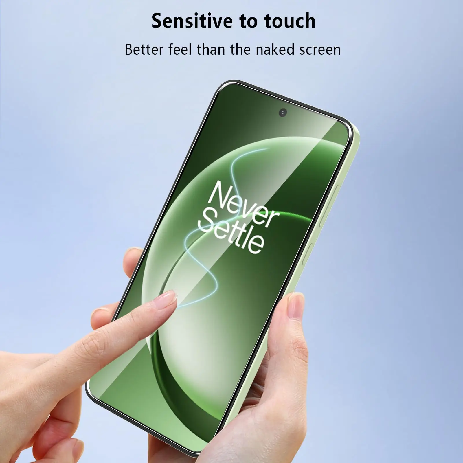Displayschutzfolie für Oneplus 15R 6,83 Zoll, gehärtetes Glas, HD 9H, transparent, kratzfest, case-freundlich – Detail 4