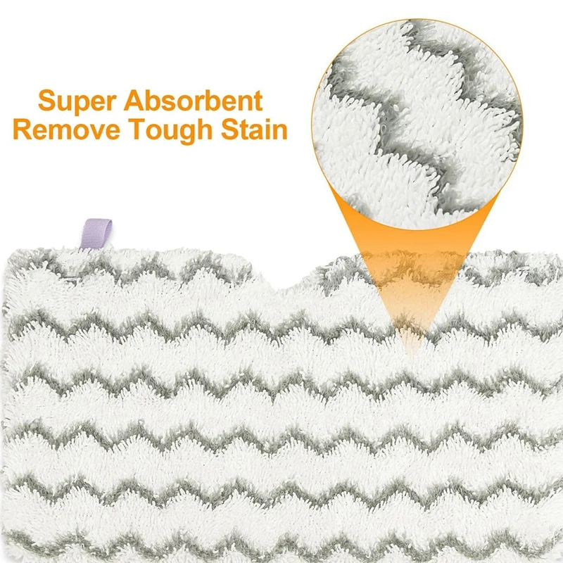 6 paczek Mop parowy części zamienne kompatybilne z mopem kieszonkowym rekina parowego S3501 S3550 S3601 S3801 S3901 SE450 S3601D