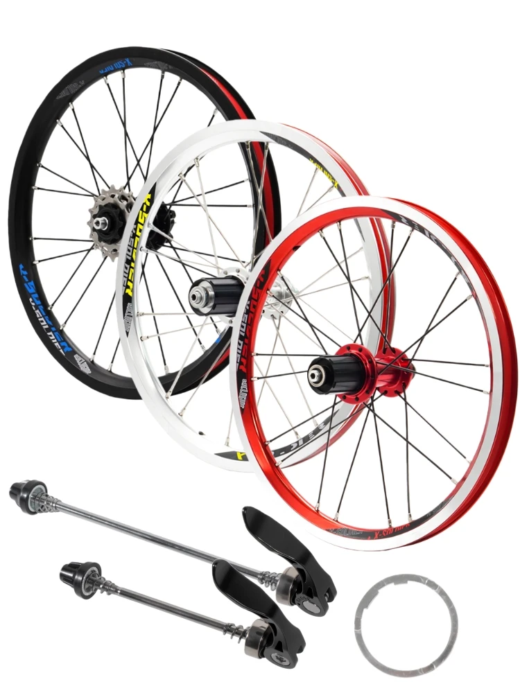 AliExpress chooee 16 Inch Folding Bike Wheelset Front & Rear, Disc Brake/V Brake, Fit Dahon & Litepro & Fnhon Folding Bicycles, Lightweight Alloy