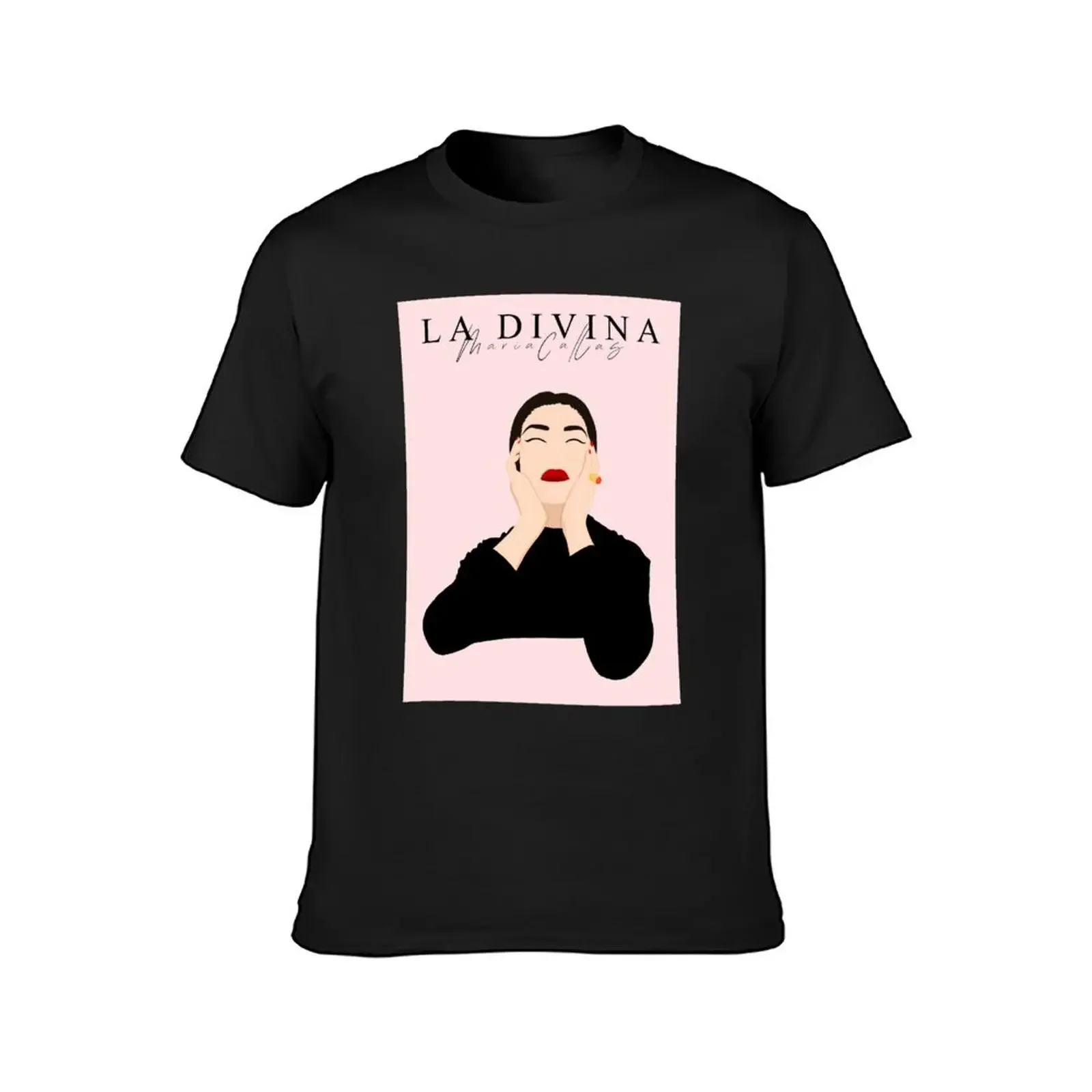 La Divina- Maria Callas T-Shirt street wear boys whites Men's t-shirt