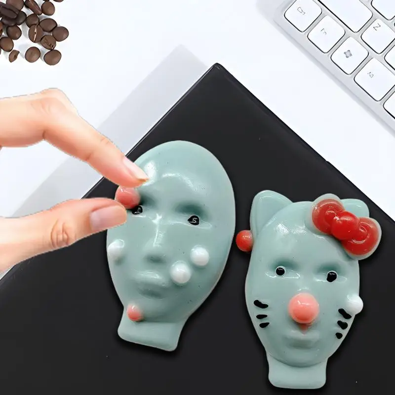 Pimple Popping Fidget Toy Alien Pimple Popping Stress Relief Toys Reusable Refillable Weird Novelty Zit Squeezer Fun Squeeze toy