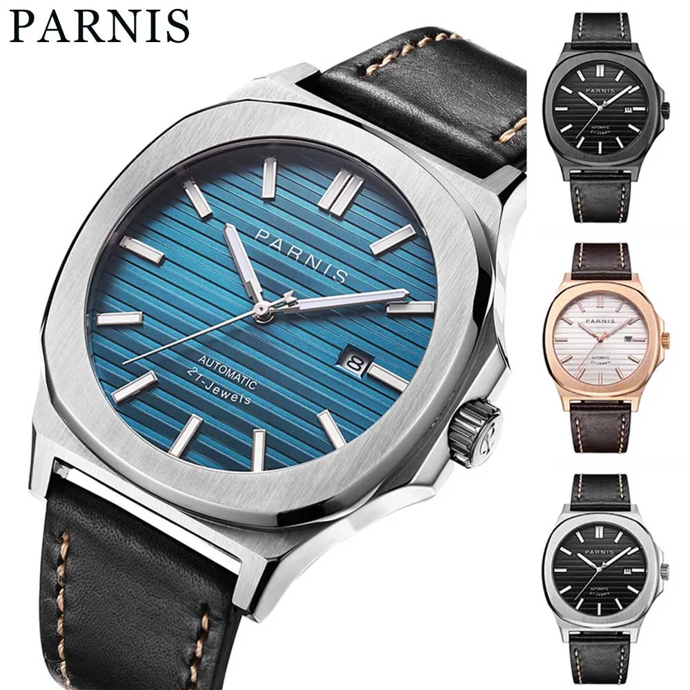 

Parnis 42mm Sapphire Crystal Miyota Automatic Men Boy Mechanical Wristwatch Luminous Mark