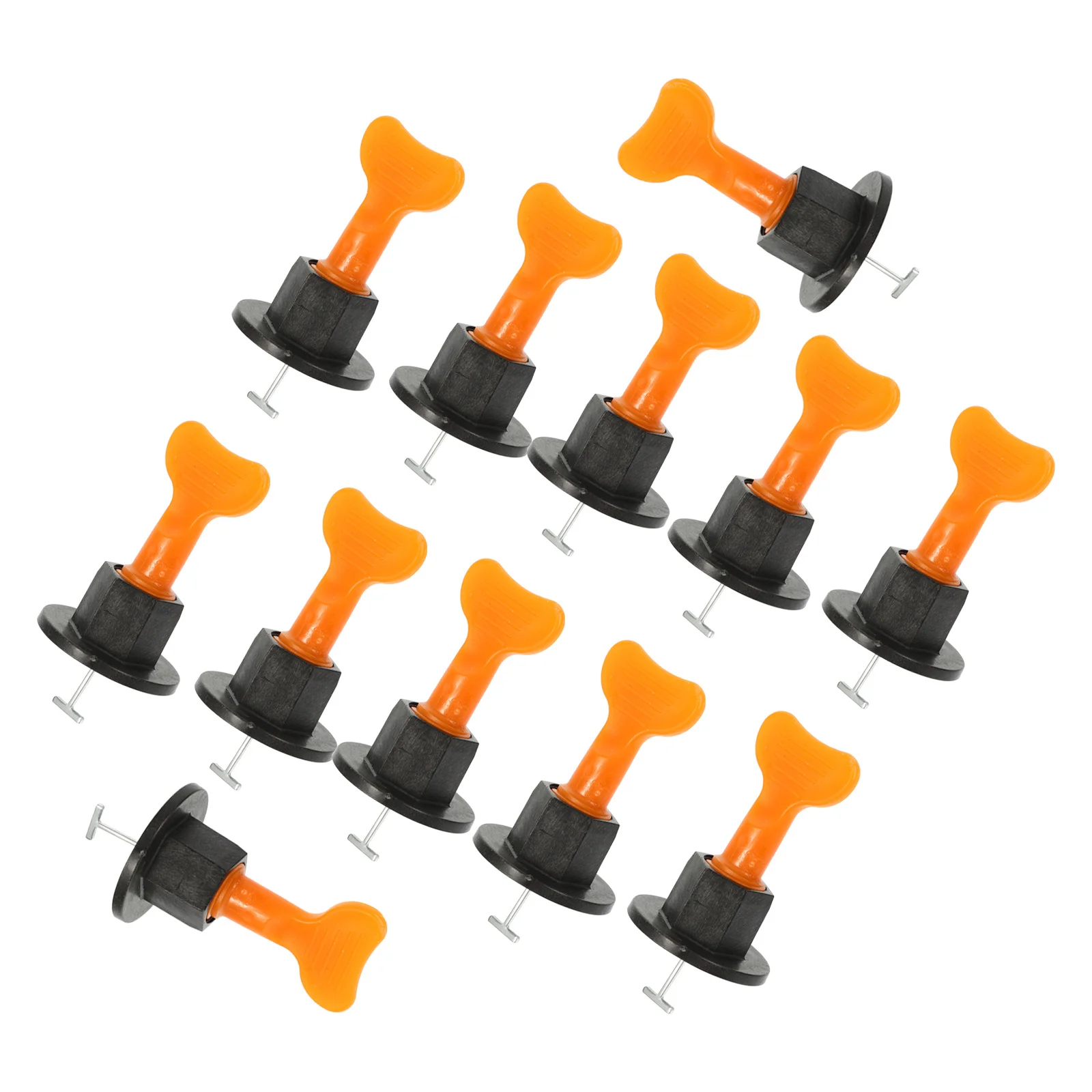 

50Sets Tile Leveling System Locator Kit Reusable Tiles Installation Floor Wall Spacer Leveler Accessories Tiles Leveler Tool