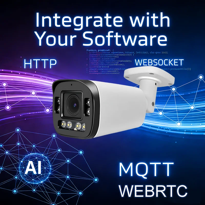 2026Custom 2MP 4MP 5MP 8MP Wireless WIFI CCTV Indoor Outdoor RTMP Camera IP Camera RTSP Camera POE WebRTC With SDK API