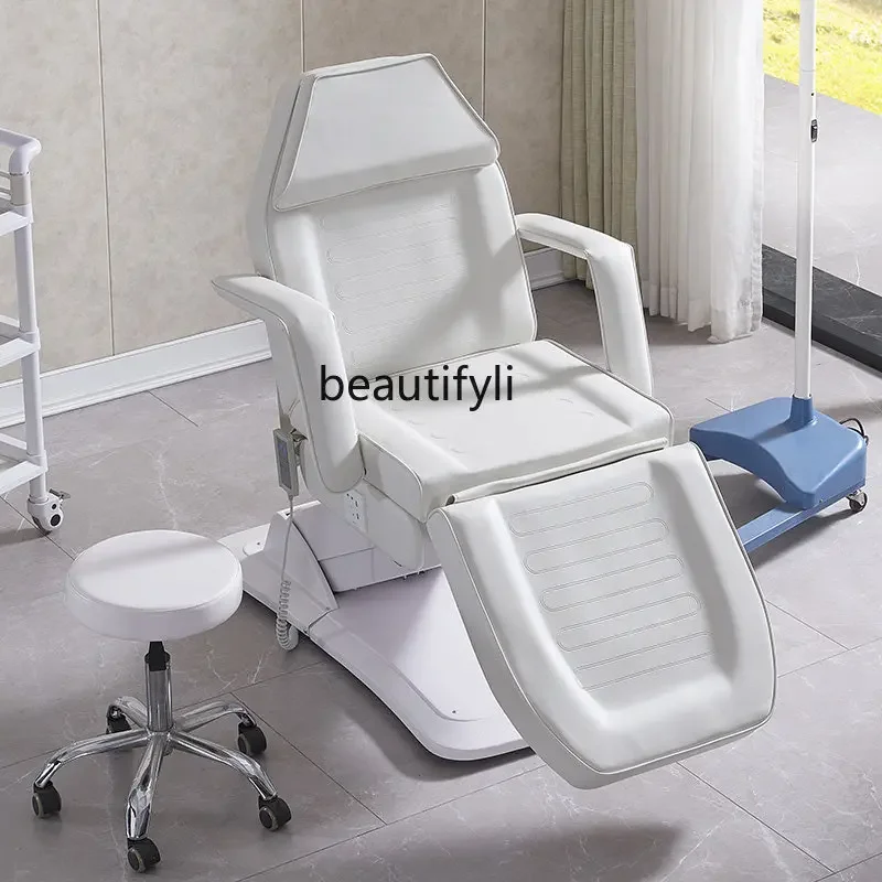 Electric Beauty Bed Multifunctional Tattoo Couch Micro-Integral Injection Chair Massage Couch Lifting Beauty Salon