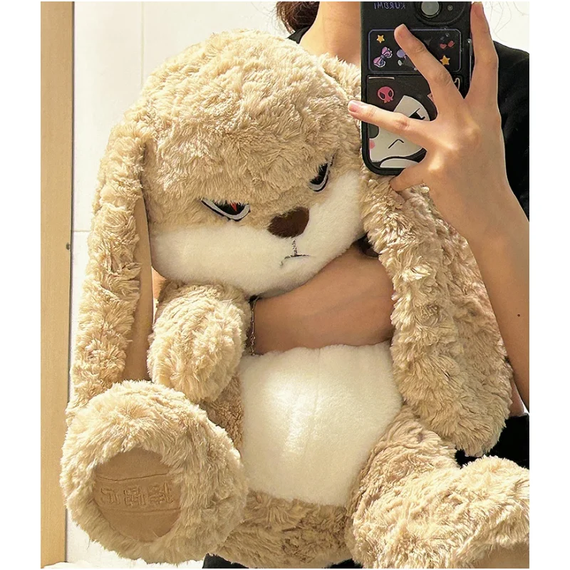 

Cute Anger Bunny Plushie Long Ear Bunny Plush Toy Kawaii Bunny Plush Doll Toy Soft Stuffed Toy Kids Gift