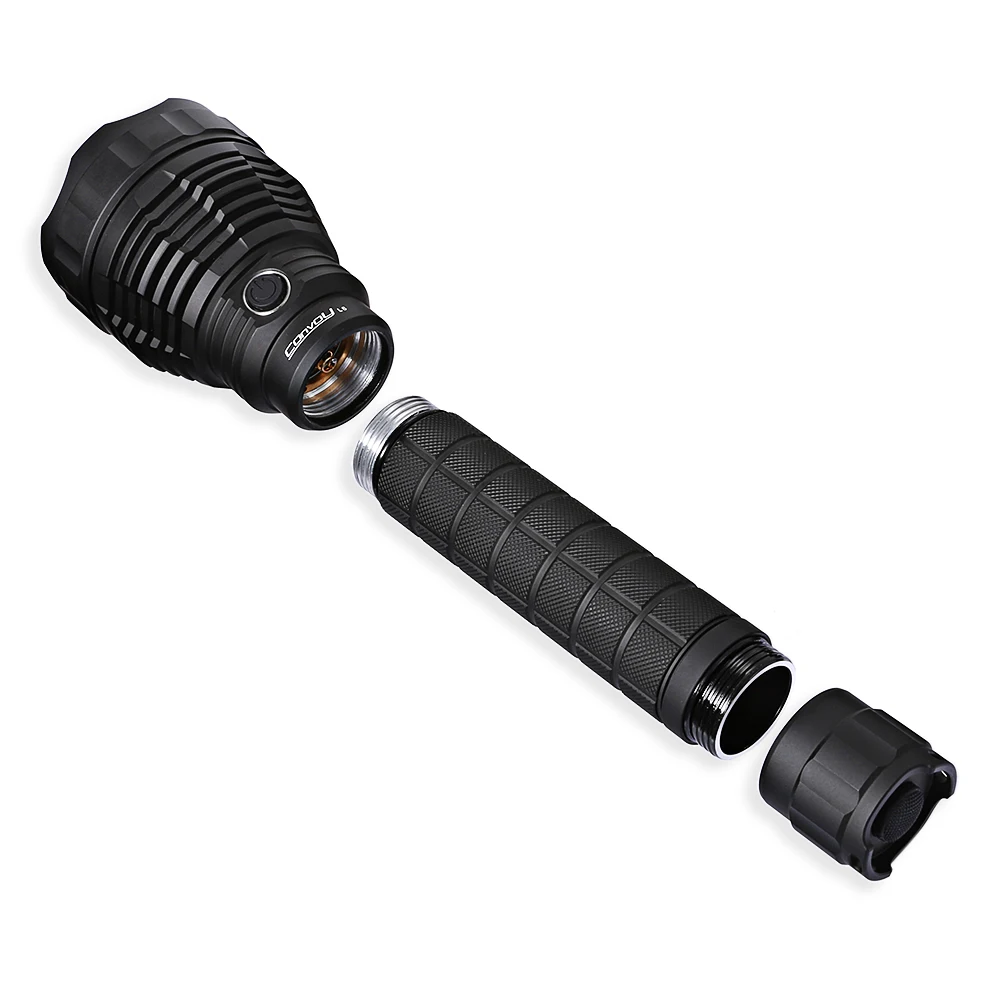 Ultra Bright Convoy L6 3800LM XHP70  26650 LED Tactical Flashlight Searchlight Camping Flashlight 6000-6500K