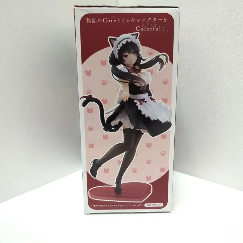 

Подлинная фигурка Taito Date Alive Iv Coreful Kurumi Tokisaki Cat-Ear Maid Ver, оригинальная аниме-фигурка, модель коллекционной фигурки, кукла