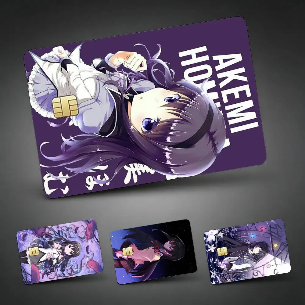 H-Homura A-Akemi Puella Magi Sticker Decoration Creative Bank Card Bus Metro Waterproof Sticker